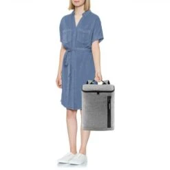 Reisenthel Overnighter Backpack M Rugzak Twist Silver 10 Reisenthel Overnighter Backpack M Rugzak Twist Silver -Fjallraven Tassen Verkoopwinkel overnighter twist blue 3