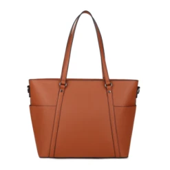 Pulcher London Schoudertas 14" Cognac -Fjallraven Tassen Verkoopwinkel p 331 kleur cognac achterkant