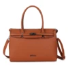 Pulcher Paris Schoudertas 15.6" Cognac -Fjallraven Tassen Verkoopwinkel p 511 kleur cognac voorkant