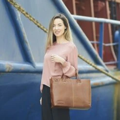 Plevier Baken Dames Laptoptas 3-Vaks 15.6" Bruin -Fjallraven Tassen Verkoopwinkel plevier 862 2 baken