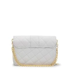 MOSZ Krisbag Telefoontasje Quilted Off White Shiny Light Gold -Fjallraven Tassen Verkoopwinkel quilted white gold 1
