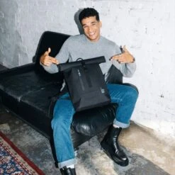 GOT BAG RollTop Lite Backpack 15" Black -Fjallraven Tassen Verkoopwinkel rolltop light black moods 03 3