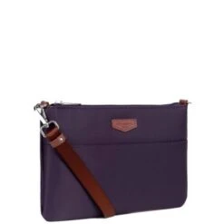 Hexagona Pop Clutch Violet -Fjallraven Tassen Verkoopwinkel sac porte travers hexagona ref 50526 violet 26 18 2