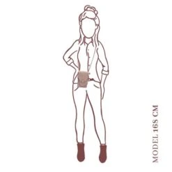 MOSZ Telefoontasje Suède Snake Cognac Brushed Silver -Fjallraven Tassen Verkoopwinkel saffiano pink light 3