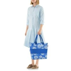 Reisenthel Shopper E1 Batik Strong Blue -Fjallraven Tassen Verkoopwinkel shopper e1 batik strong blue 2