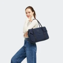 Kipling Superworker S Laptoptas Blue Bleu 2 -Fjallraven Tassen Verkoopwinkel superworker s blue bleu 2 7