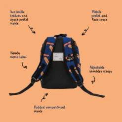 Little Legends Kinderrugzak Skateboard -Fjallraven Tassen Verkoopwinkel usp skateboard achterkant