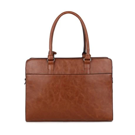 Wimona Valentina Schoudertas Laptop 15.6" Cognac 7 Wimona Valentina Schoudertas Laptop 15.6" Cognac - Afbeelding 5