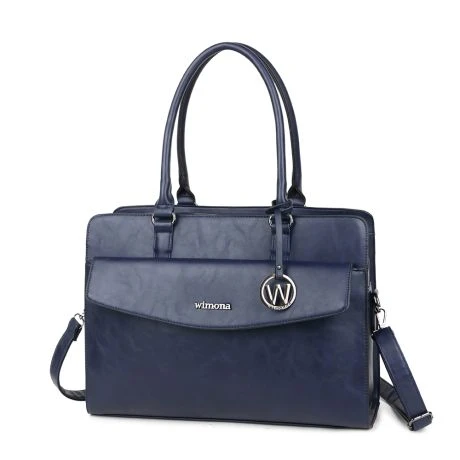 Wimona Valentina Schoudertas Laptop 15.6" Dark Blue 6 Wimona Valentina Schoudertas Laptop 15.6" Dark Blue - Afbeelding 4