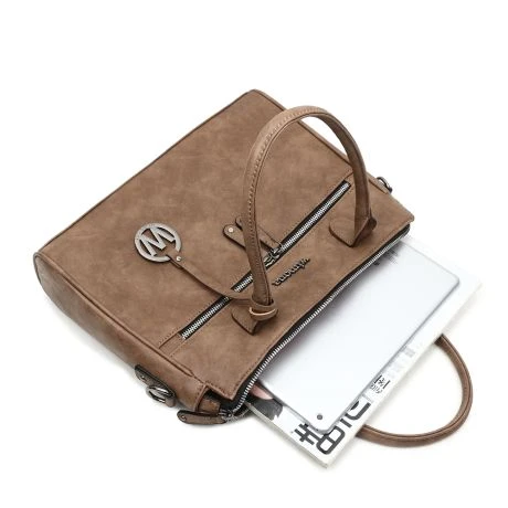 Wimona Bambina Schoudertas Taupe 7 Wimona Bambina Schoudertas Taupe - Afbeelding 5