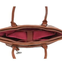 Wimona Carmina Schoudertas 13.3" Cognac -Fjallraven Tassen Verkoopwinkel wimona carmina cognac 4