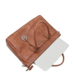 Wimona Carmina Schoudertas 13.3" Cognac -Fjallraven Tassen Verkoopwinkel wimona carmina cognac 6