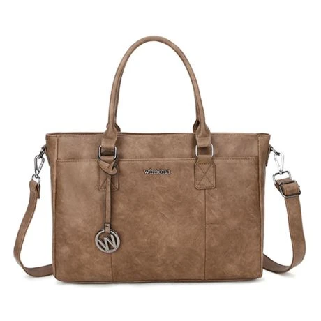 Wimona Carmina Schoudertas 13.3" Taupe 3 Wimona Carmina Schoudertas 13.3" Taupe