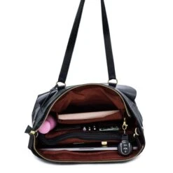 MOSZ Denise Workbag 15,6" Black 9 MOSZ Denise Workbag 15,6" Black -Fjallraven Tassen Verkoopwinkel workbag black binnenkant