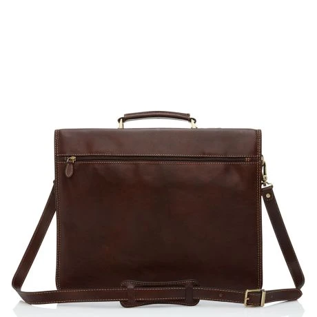 Castelijn & Beerens Verona 3-Vaks Laptoptas 15.6'' Mocca 4 Castelijn & Beerens Verona 3-Vaks Laptoptas 15.6'' Mocca - Afbeelding 2