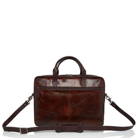 Castelijn & Beerens Rien 3-Vaks Laptoptas 15.6'' RFID Cognac 4 Castelijn & Beerens Rien 3-Vaks Laptoptas 15.6'' RFID Cognac - Afbeelding 2