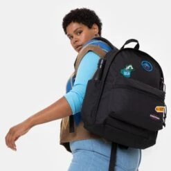 Eastpak Office Zippl'r Rugzak Camp Patch Black -Fjallraven Tassen Verkoopwinkel zipplr camp patch