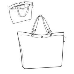 Reisenthel Shopper XL / Strandtas Black -Fjallraven Tassen Verkoopwinkel zu2018 shopperxl bagageonline4 3 1